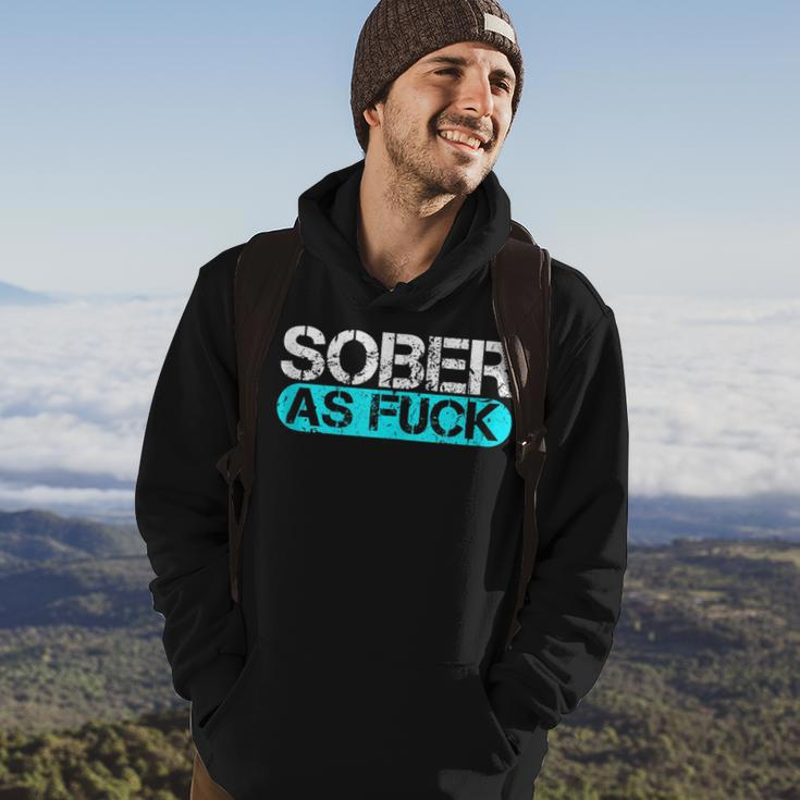 Sober As Fuck Sobriety Alcohol Drugs Rehab Addiction Support Hoodie Lifestyle