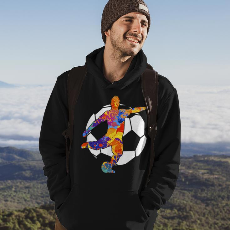 Soccer Player Sports Graphic Soccer Graphic Hoodie Lifestyle