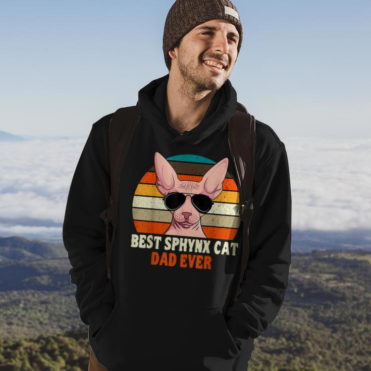 Sphynx Cat Dad Owner Breeder Hairless Pet Lover Fathers Day Hoodie Lifestyle