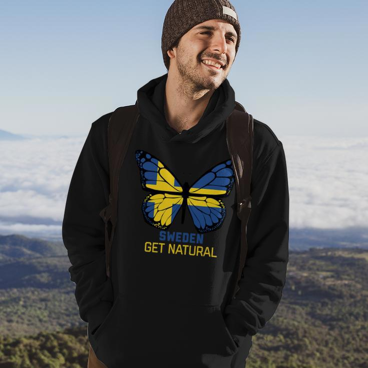 Sweden Buttlerfly Flag Hoodie Lifestyle