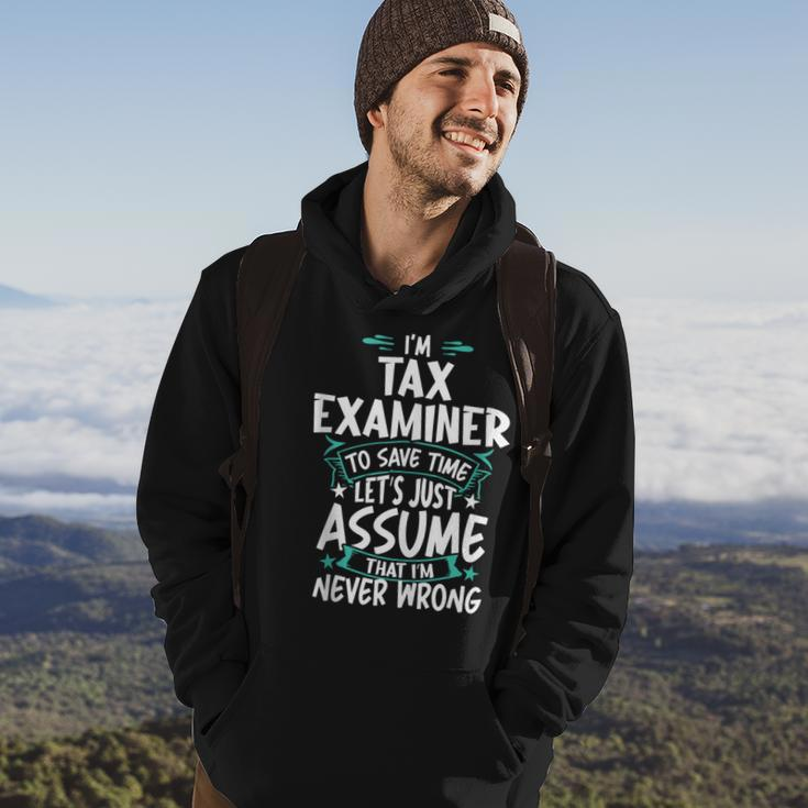 Tax Examiner Never Wrong Hoodie Lifestyle