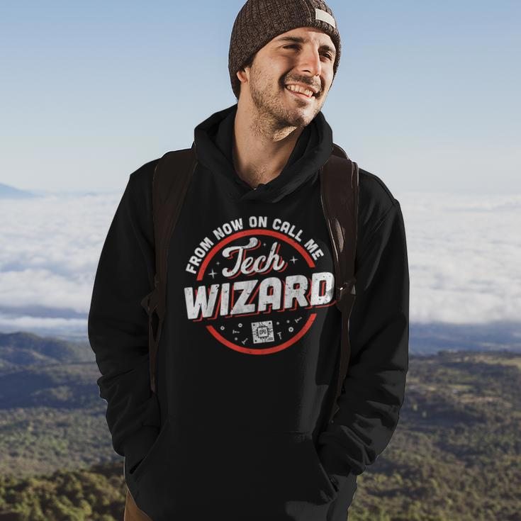 Tech Wizard Computer Repair & It Support Hoodie Lifestyle
