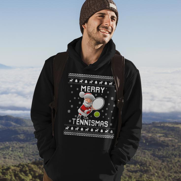 Tennis Ugly Christmas Sweater For Tennis Lovers Hoodie Lifestyle