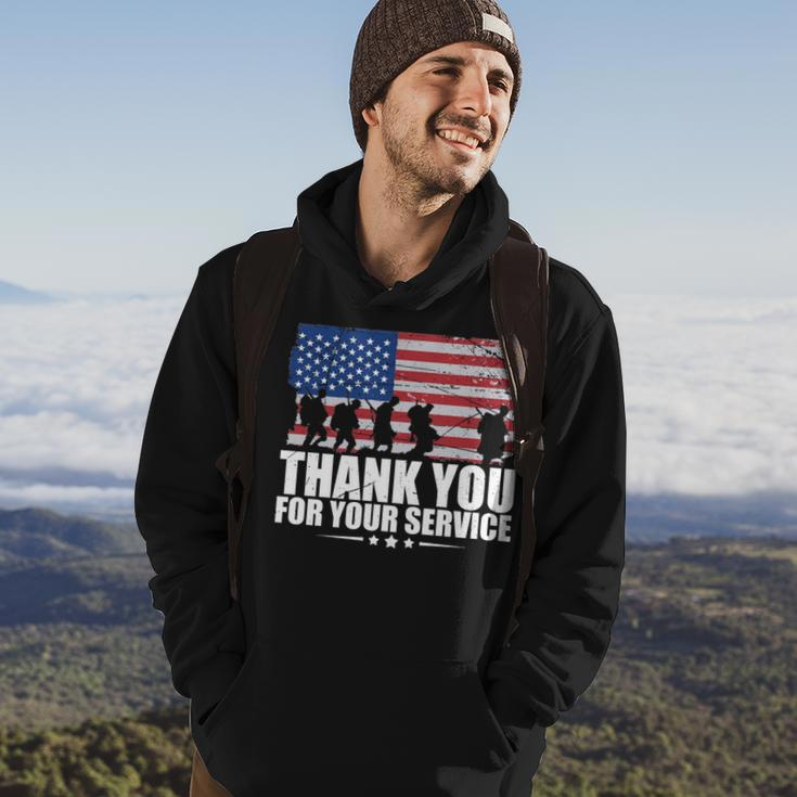 Thank You For Your Services Patriotic Veterans Day For Men Hoodie Lifestyle