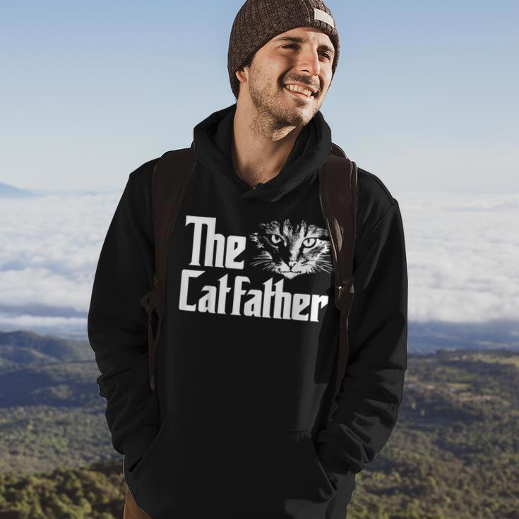 The Catfather Funny Cat Enthusiast Father Kitten Lover Hoodie Lifestyle