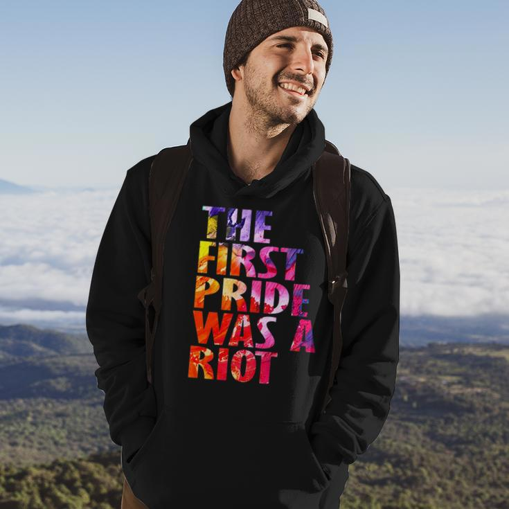 The First Gay Pride Was A Riot Lgbt Abstract Gift Hoodie Lifestyle