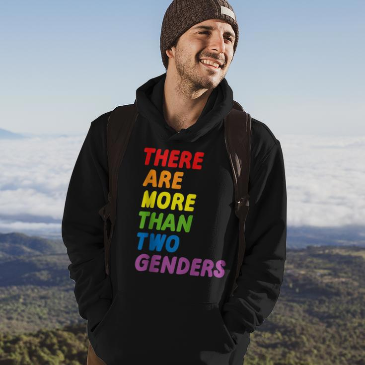There Are More Than Two Genders Bi Gender Lgbtq Pride Month Gift For Women Hoodie Lifestyle