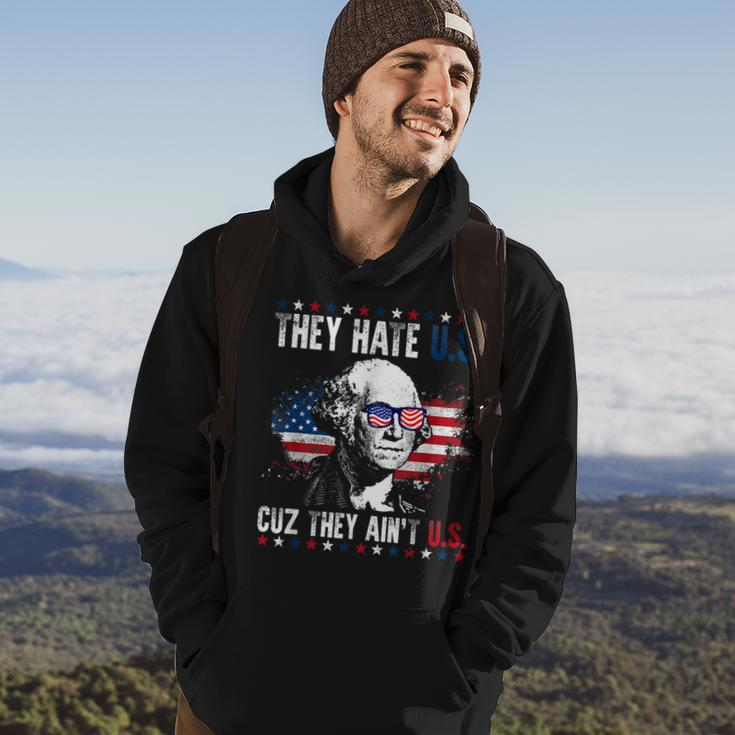 They Hate Us Cuz They Aint Us Patriotic 4Th Of July Hoodie Lifestyle