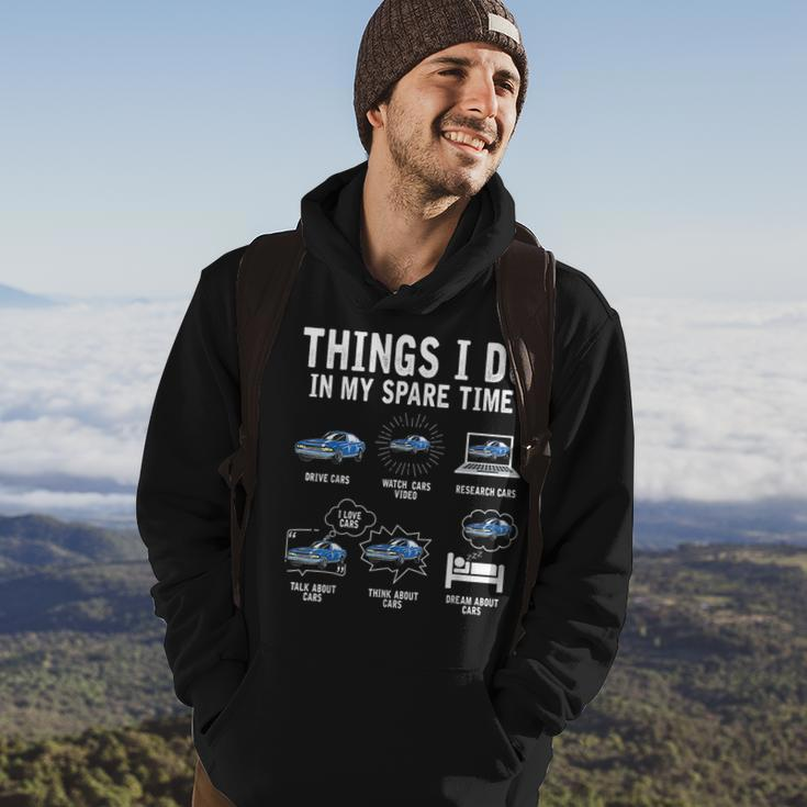 Things I Do In My Spare Time Car Enthusiast Funny Car Lovers Hoodie Lifestyle
