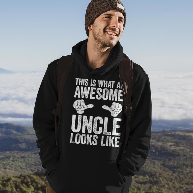 This Is What An Awesome Uncle Looks Like Hoodie Lifestyle