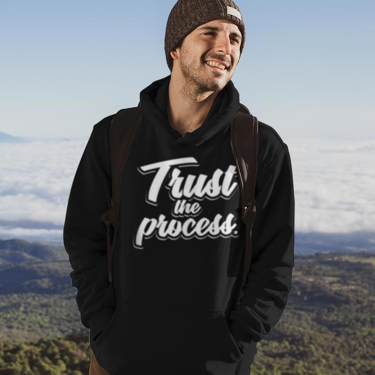 Trust The Process Motivational Quote Workout Gym Hoodie Lifestyle