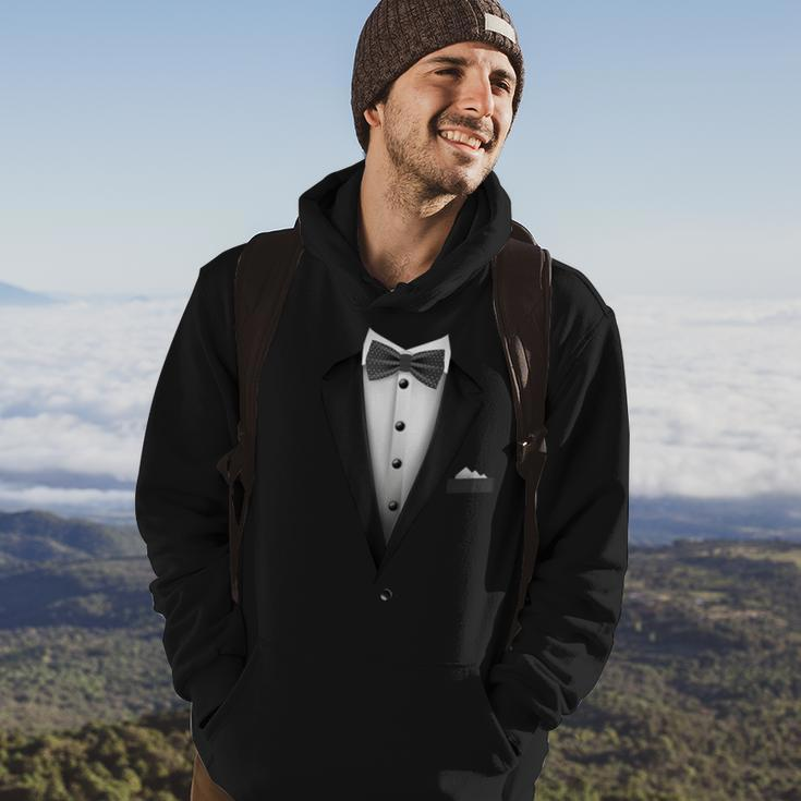 Tuxedo With Bowtie For Wedding And Special Occasions Hoodie Lifestyle