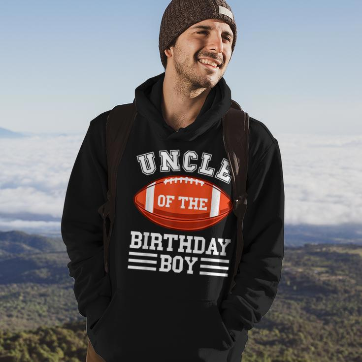Uncle Of The Birthday Boy Football Birthday Matching Hoodie Lifestyle