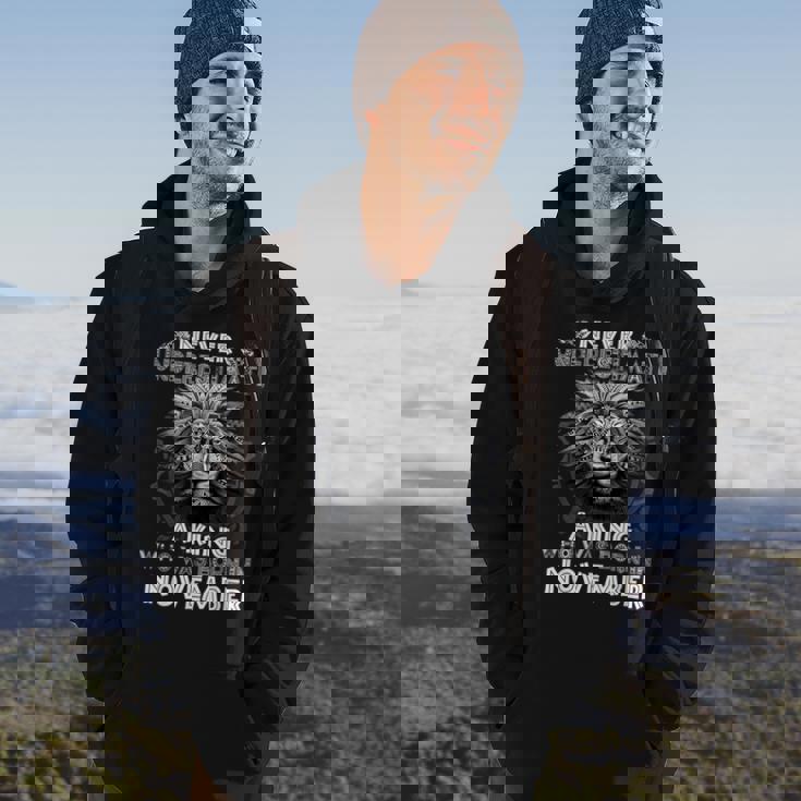 Never Underestimate A King Who Was Born In November Hoodie Lifestyle