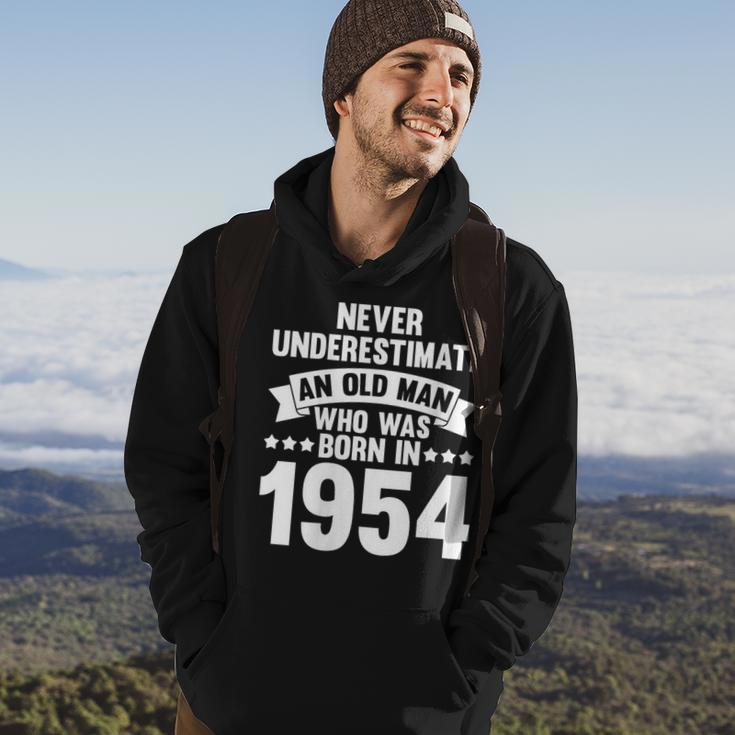 Never Underestimate Man Who Was Born In 1954 Born In 1954 Hoodie Lifestyle