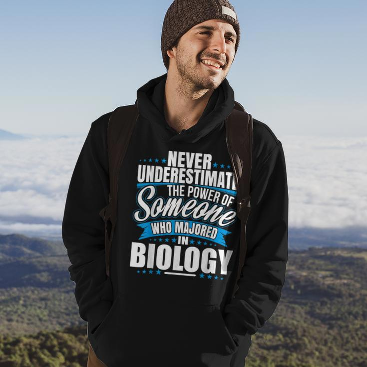 Never Underestimate The Power Of Biology Major Hoodie Lifestyle