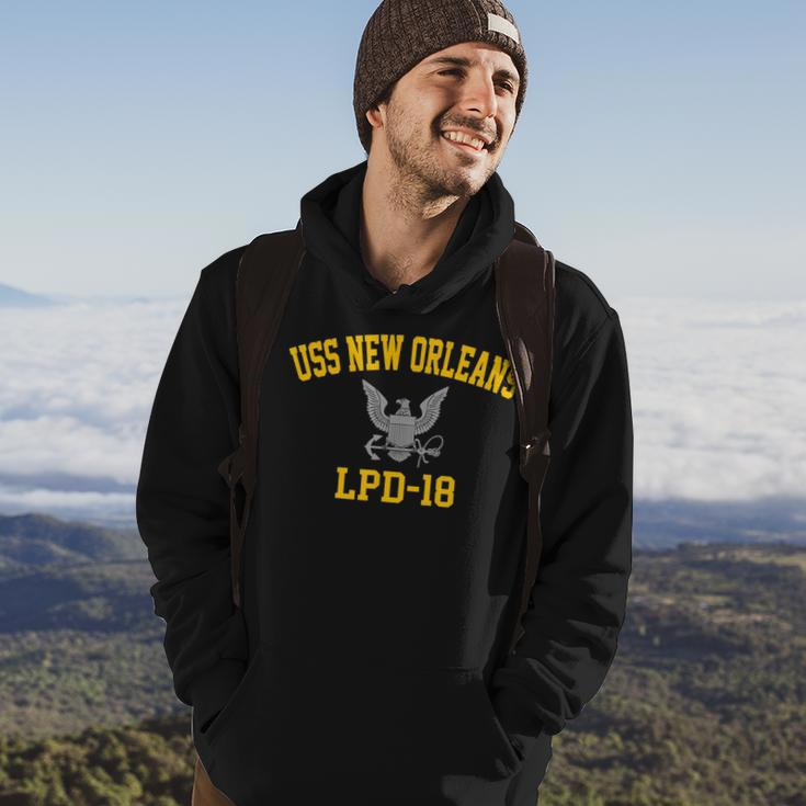 Uss New Orleans Lpd18 Hoodie Lifestyle