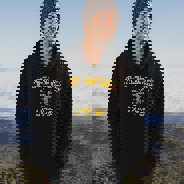 Uss San Diego Lpd22 Hoodie Lifestyle