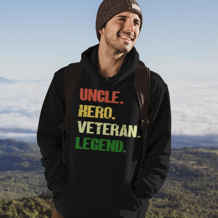 Veteran Vets Uncle Hero Veteran Legend Veterans Hoodie Lifestyle