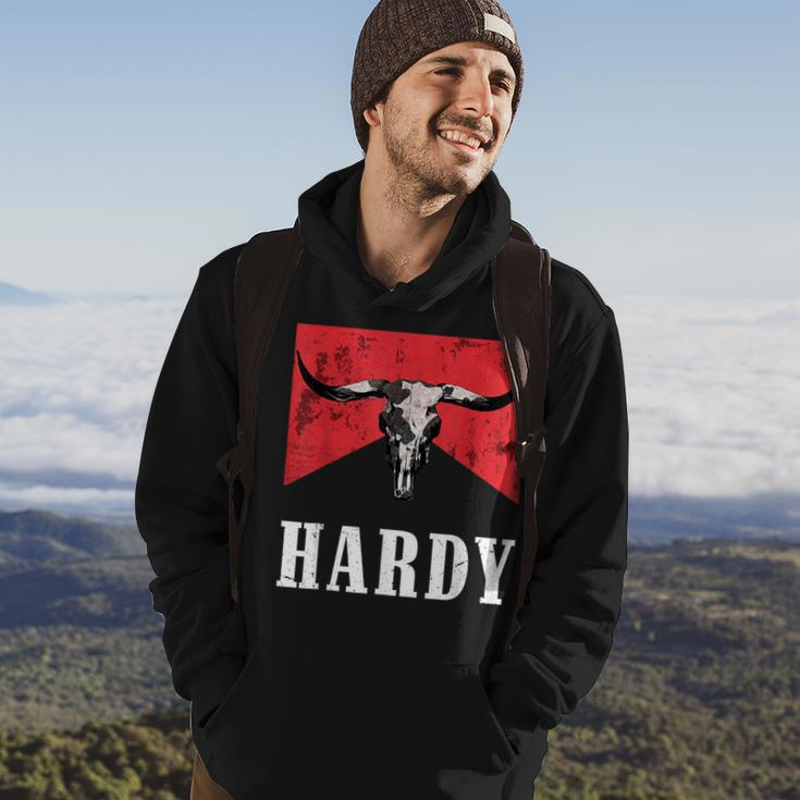 Vintage Hardy Western Country Music Hoodie Lifestyle