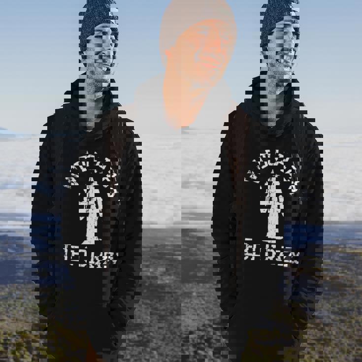 Vintage Witches Be Crazy Funny Halloween Halloween Funny Gifts Hoodie Lifestyle