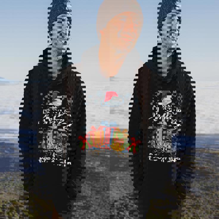 All I Want For Christmas Is Peace On Earth Hoodie Seseable UK