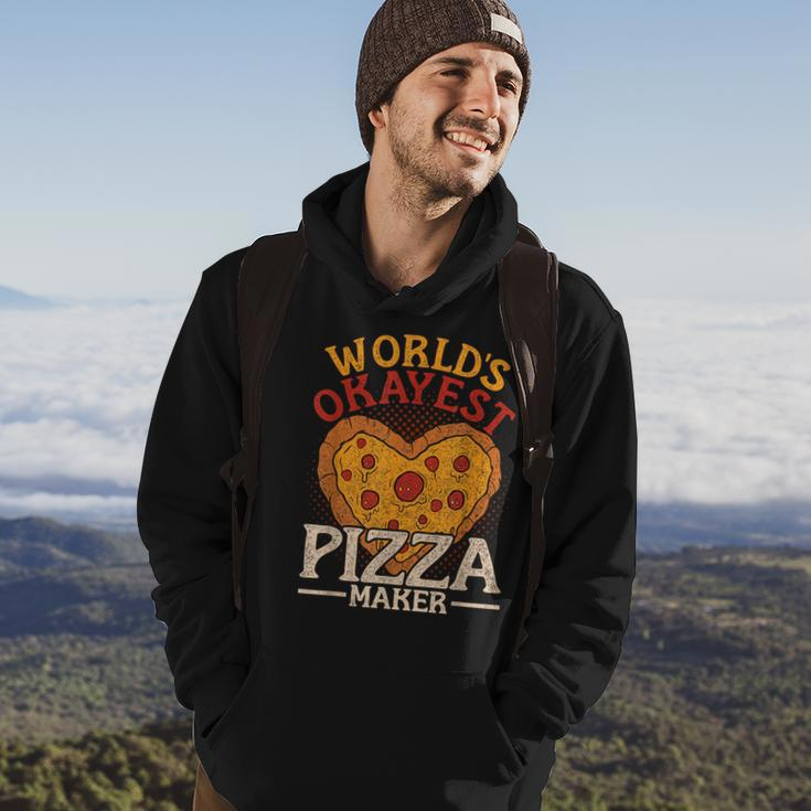 Worlds Okayest Pizza Maker Hobby Pizza Maker Hoodie Lifestyle