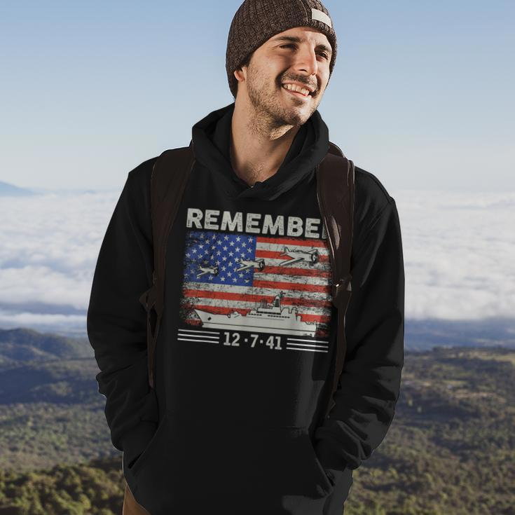 Wwii Remember Pearl Harbor Memorial Day December 7Th 1941 Hoodie Lifestyle
