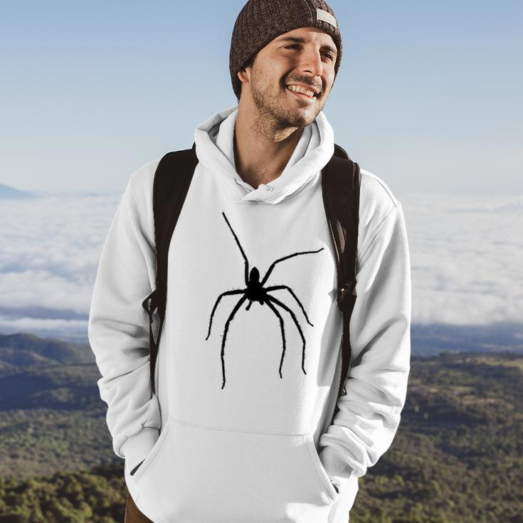 Big Creepy Scary Silhouette Spider Image Hoodie Lifestyle