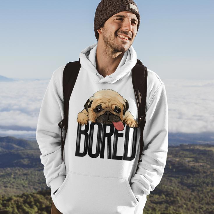 Bored Pug Dog Funny Dog Lovers Dog Paw Lovers Gifts For Pug Lovers Funny Gifts Hoodie Lifestyle