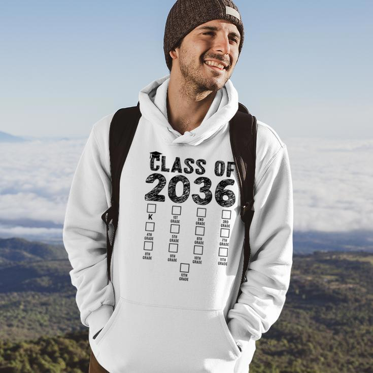 Class Of 2036 Grow With Me With Space For Checkmarks Hoodie Lifestyle