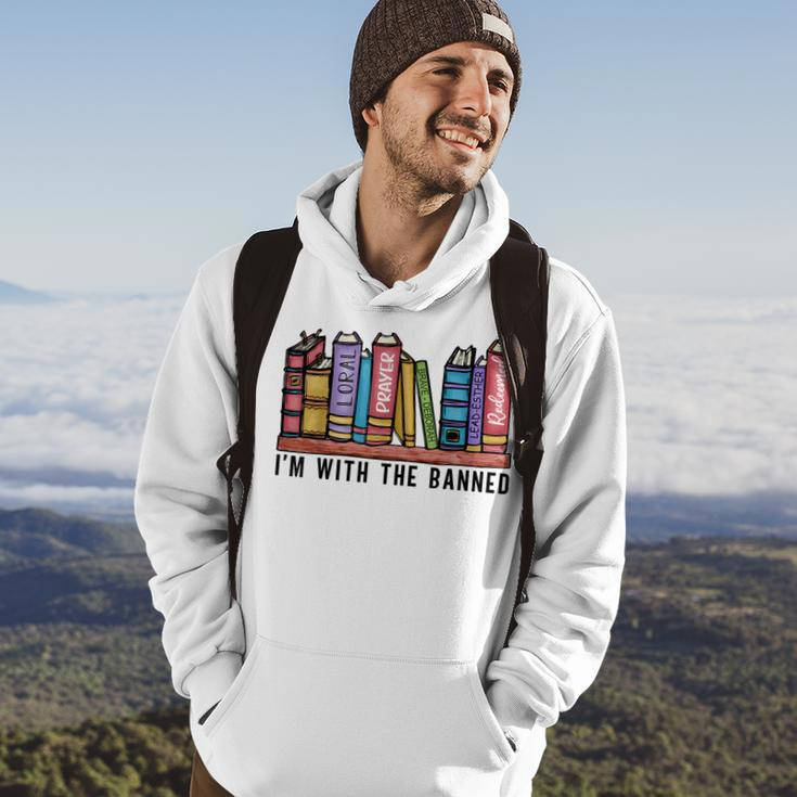 Im With The Banned Books I Read Banned Books Lovers Library Hoodie Lifestyle