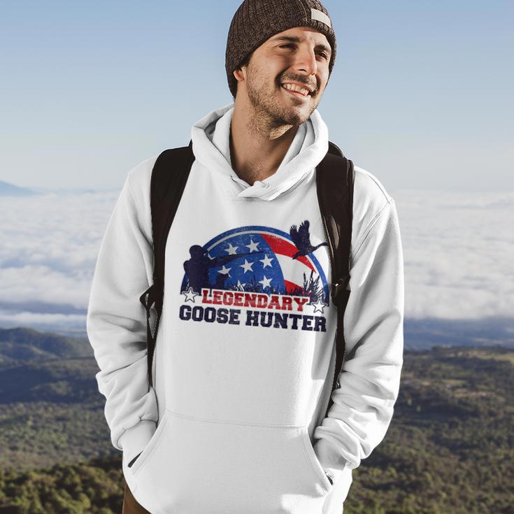Legendary Goose Hunter American Flag Hunting Hoodie Lifestyle