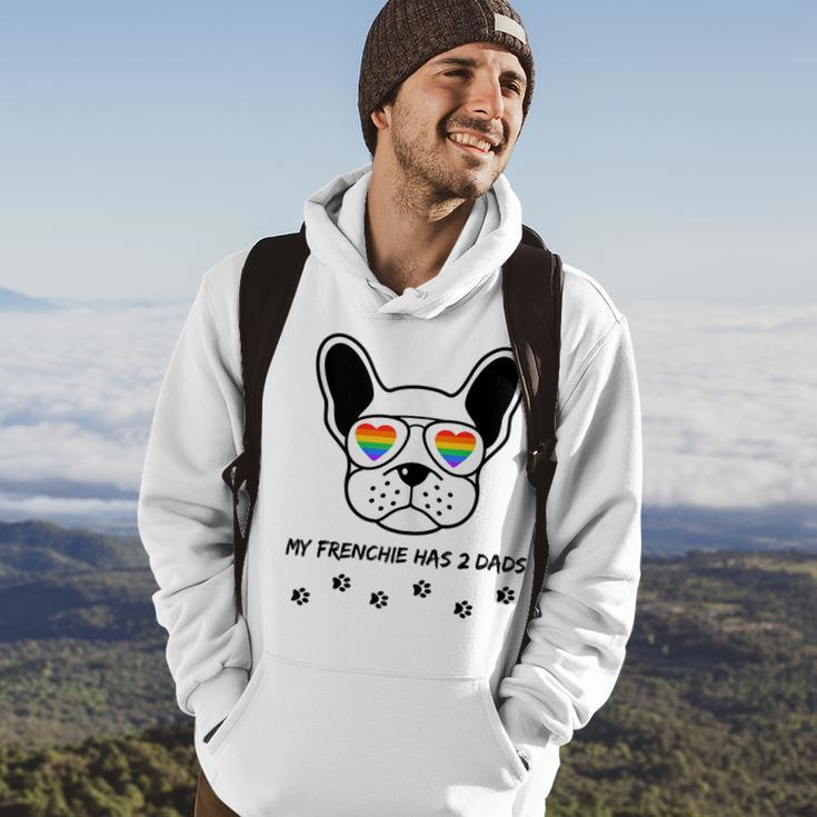 Lgbt My Frenchie French Bulldog Has 2 Dads Gay Pride Dog Hoodie Lifestyle