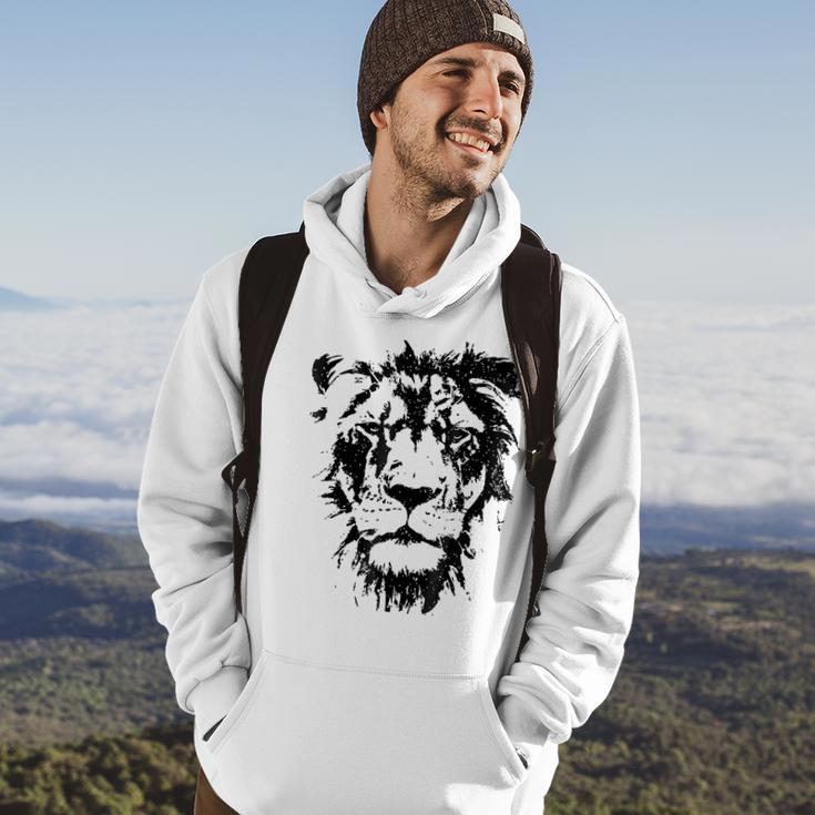 Lion FaceCool Zoo Animals Zoo Keeper Hoodie Lifestyle