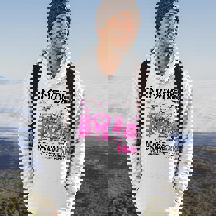 In October We Wear Pink Breast Cancer Dental Th Pink Hoodie Lifestyle