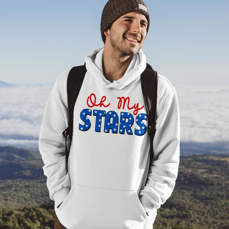 Oh My Stars 4Th Of July Independence Memorial Day Patriotic Hoodie Lifestyle