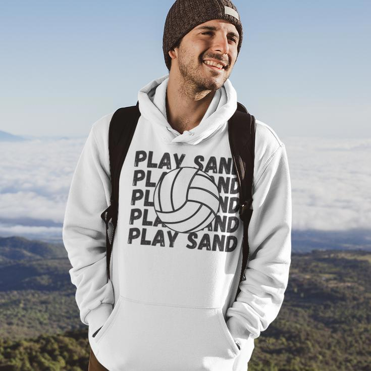 Play Sand Volleyball Volleyball Funny Gifts Hoodie Lifestyle