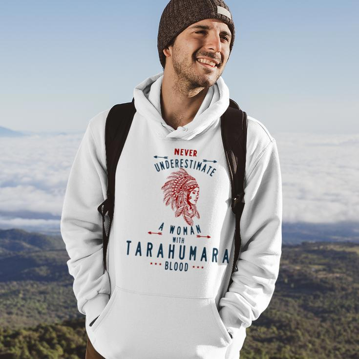 Tarahumara Native Mexican Indian Woman Never Underestimate Indian Funny Gifts Hoodie Lifestyle