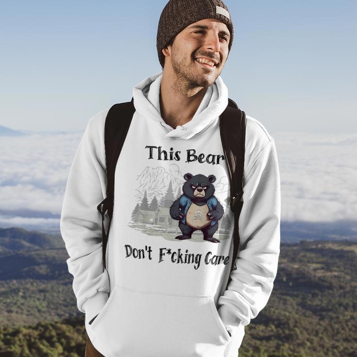 This Bear Dont Fcking Care Hoodie Lifestyle