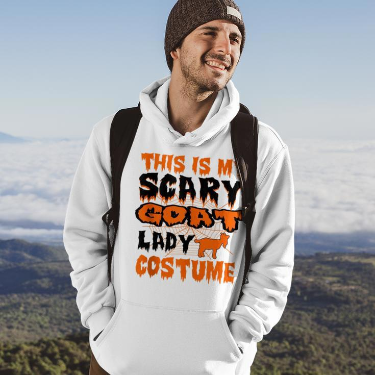 This Is My Scary Goat Lady Halloween Costume Hoodie Lifestyle