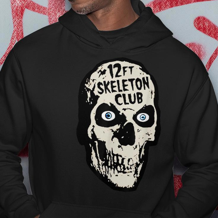 12Ft Skeleton Club Skull Halloween Spooky Hoodie Unique Gifts