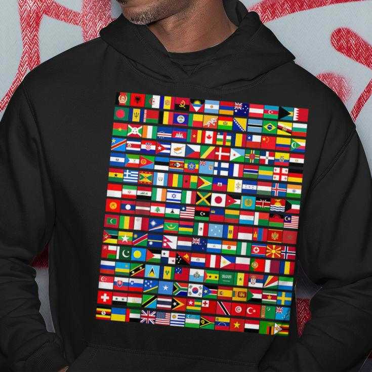 195 Flags Of All Countries In The World International Event Hoodie Unique Gifts