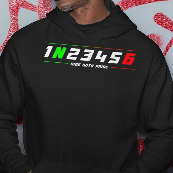 1N23456 Ride With Pride Motorcycle Shift Biker Motorcyclist Hoodie Unique Gifts