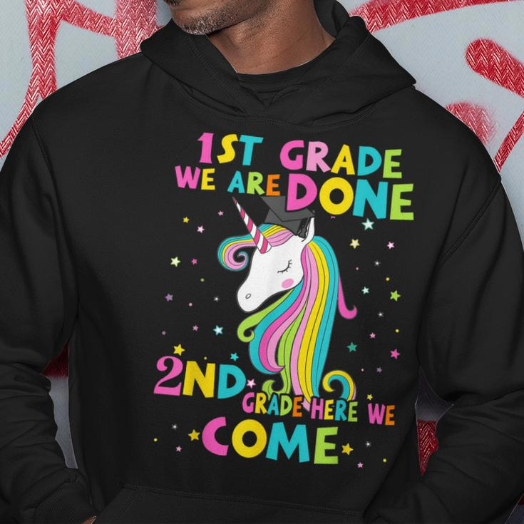 1St Grade Graduation Magical Unicorn 2Nd Grade Here We Come Hoodie Unique Gifts