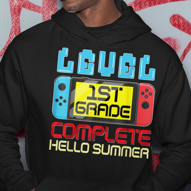 1St Grade Level Complete Gamer Last Day Of School Graduation Hoodie Unique Gifts