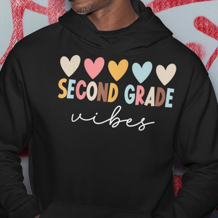 2Nd Grade Vibes First Day Of School Welcome Back To School Hoodie Funny Gifts