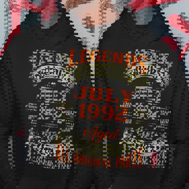 30Th Birthday Gift Legends Born In July 1992 30 Years Old 30Th Birthday Funny Gifts Hoodie Unique Gifts