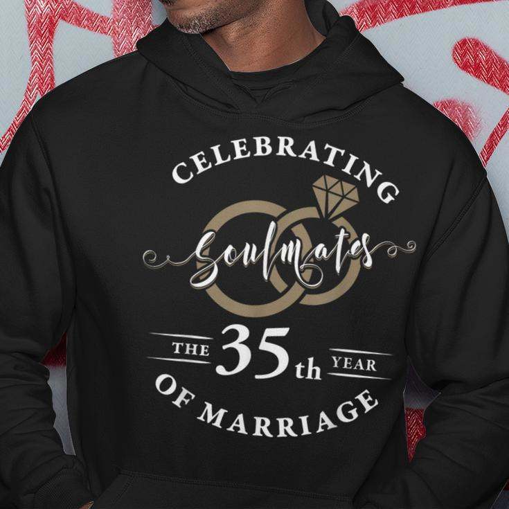 35Th Wedding Anniversary - 35 Years Of Marriage Hoodie Unique Gifts