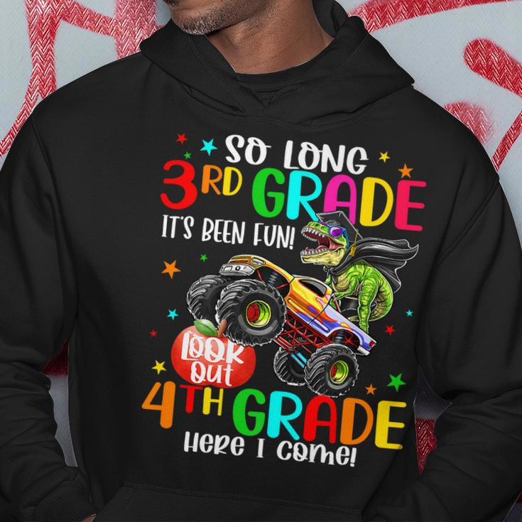 3Rd Grade Graduation Dinosaurs Truck 4Th Grade Here We Come Hoodie Unique Gifts